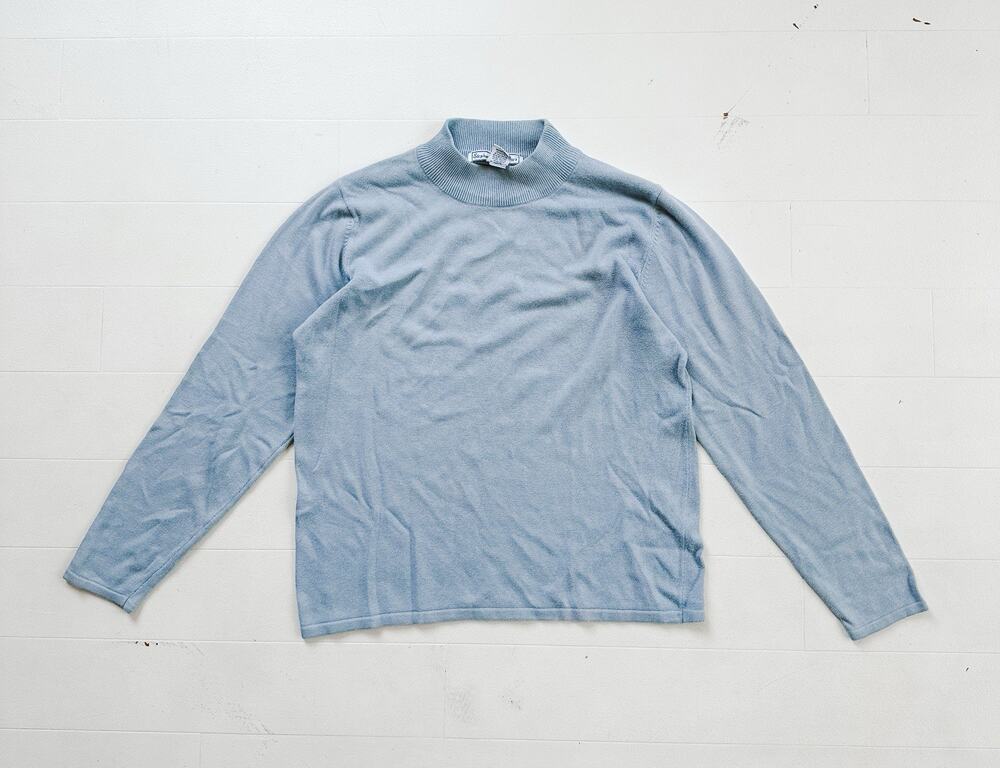 Vintage 90s Stephanie Andrews Blue Sweater Medium